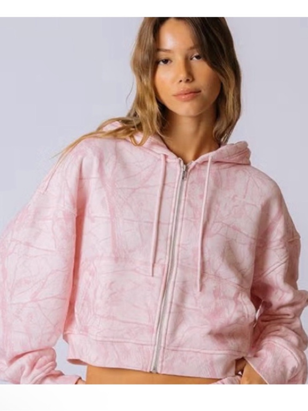 Limited edition Dairy Boy Bubblegum Camo Zip-Up Hoodie M